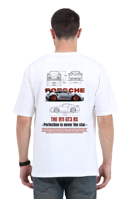 Downpour Oversized Tshirt with Porsche 911 GT RS