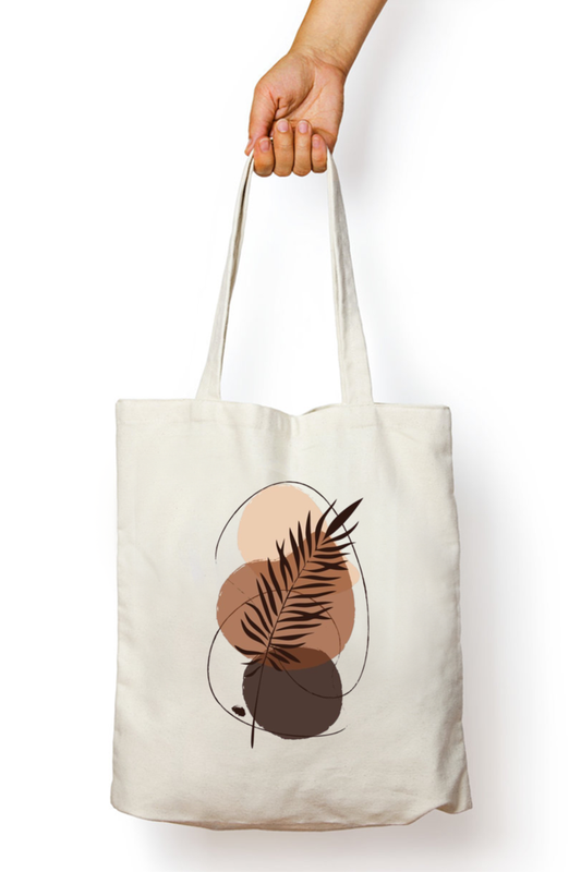 Downpour Tote Bag With Leaf Pattern