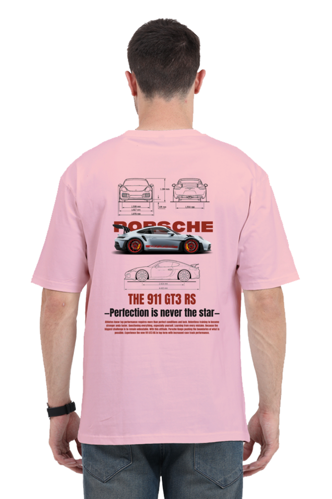 Downpour Oversized Tshirt with Porsche 911 GT RS